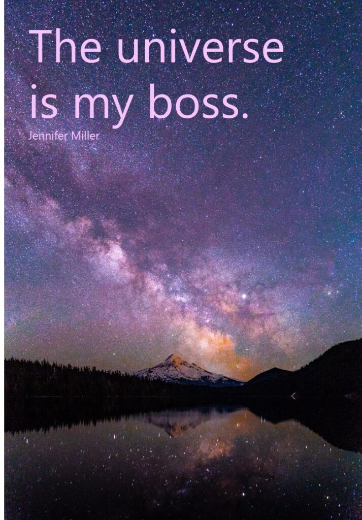 universe is my boss